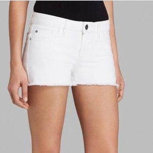 VGUC DL1961 Lola White Cut-Off Denim Shorts Sz 26